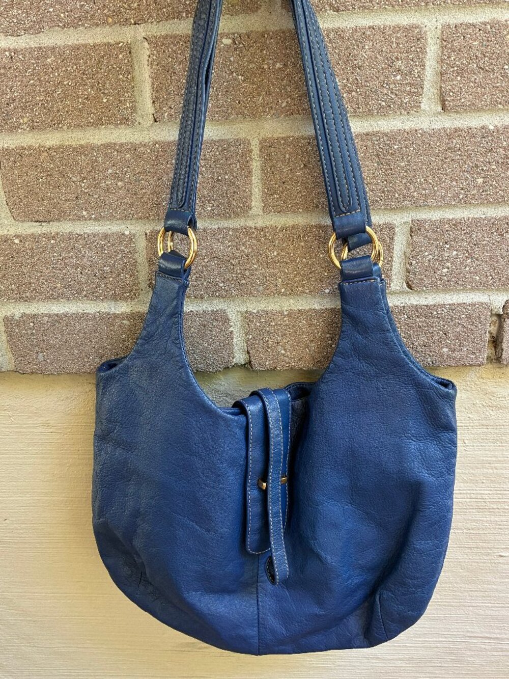 Barr + Barr Blue Leather purse
